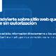 Banner advertecia sitio página web